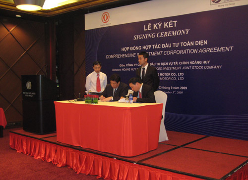 Hoang Huy Group và Dongfeng Motor Group ký kết hợp tác toàn diện