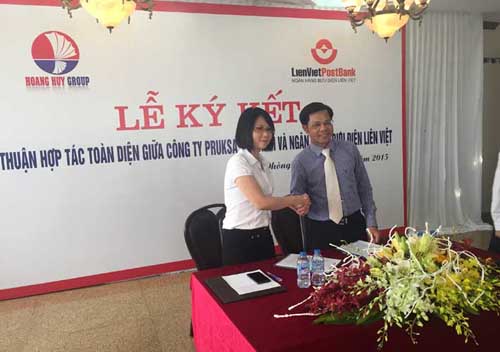 Lễ ký kết hợp tác giữa Pruksa Việt Nam và Ngân hàng Bưu Điện Liên Việt